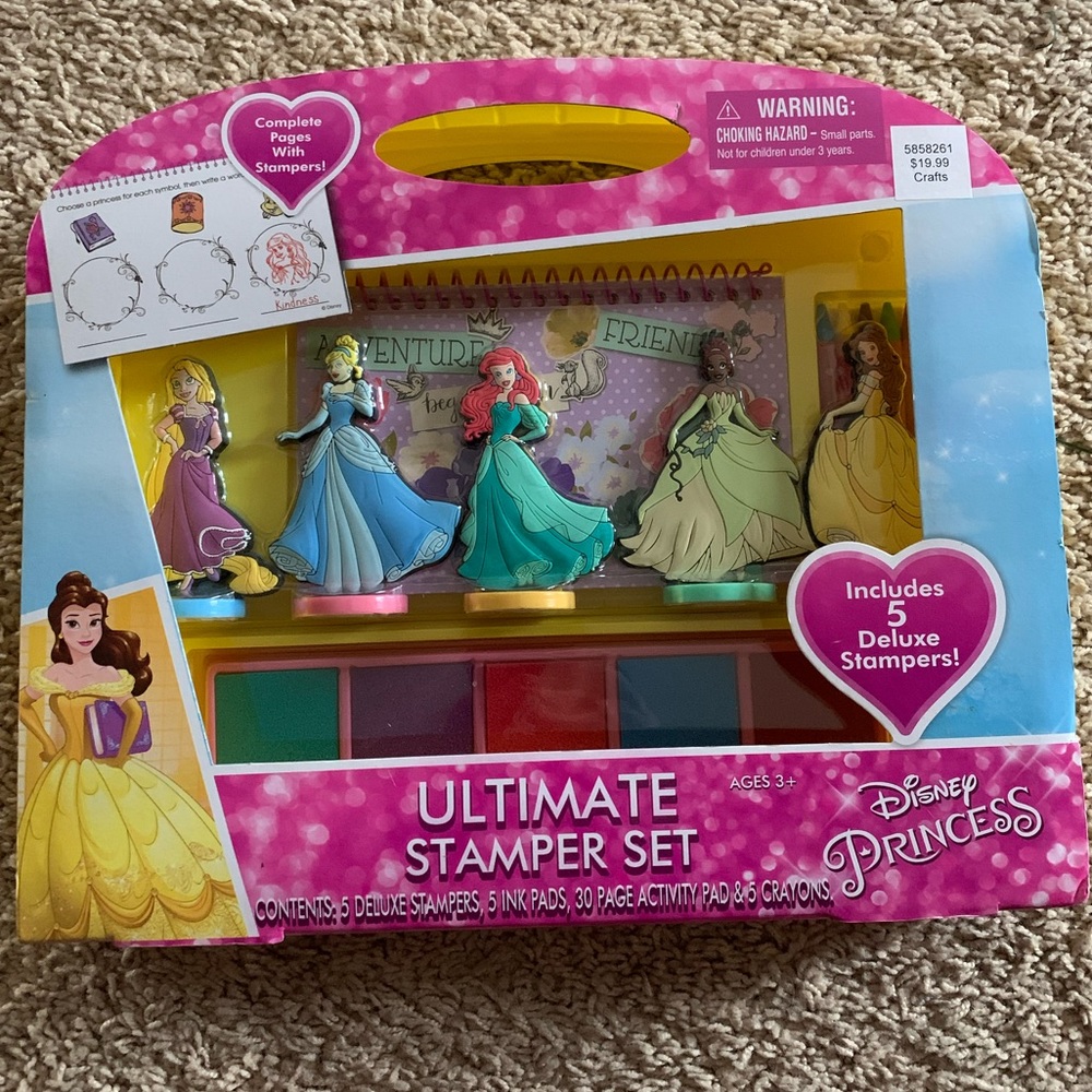 Disney Princess Ultimate Stamper Set-RARE-HTF